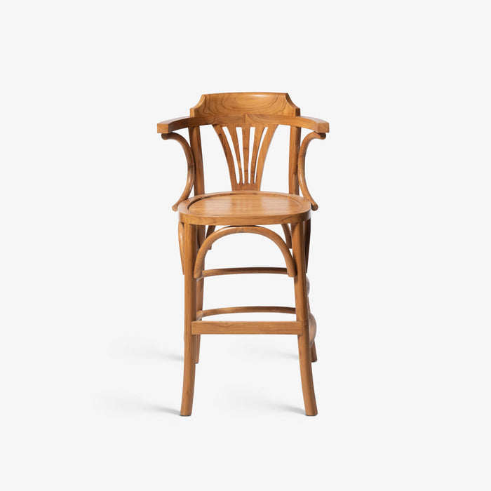 Niets | כיסא בר כפרי קלאסי מעץ