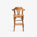 תמונה מזווית מספר 1 של המוצר Niets | כיסא בר כפרי קלאסי מעץ