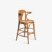 תמונה מזווית מספר 2 של המוצר NIETS | כיסא בר כפרי קלאסי מעץ