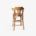 תמונה מזווית מספר 3 של המוצר Niets | כיסא בר כפרי קלאסי מעץ