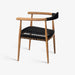תמונה מזווית מספר 3 של המוצר MAJ | כיסא כפרי בשילוב חבלים