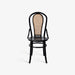 תמונה מזווית מספר 1 של המוצר LIS | כיסא מעץ טיק בגוון שחור ובשילוב ראטן