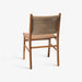 תמונה מזווית מספר 4 של המוצר LOKI | כיסא מעץ טיק עם משענת ראטן בגוון טבעי
