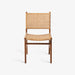 תמונה מזווית מספר 2 של המוצר LOVA | כיסא מעץ טיק בשילוב ראטן בגוון טבעי