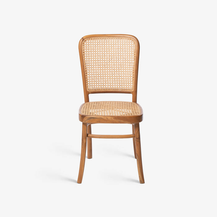 Ludvig | כיסא בוהו שיק בשילוב ראטן בגוון טבעי