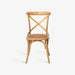 תמונה מזווית מספר 2 של המוצר NILS | כיסא כפרי קלאסי בשילוב ראטן בגוון טבעי