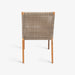 תמונה מזווית מספר 4 של המוצר ROSCOE | כיסא מעוצב בשילוב ראטן בגוון טבעי בהיר