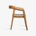 תמונה מזווית מספר 6 של המוצר Marten | כיסא כפרי מינימליסטי מעץ טיק מלא