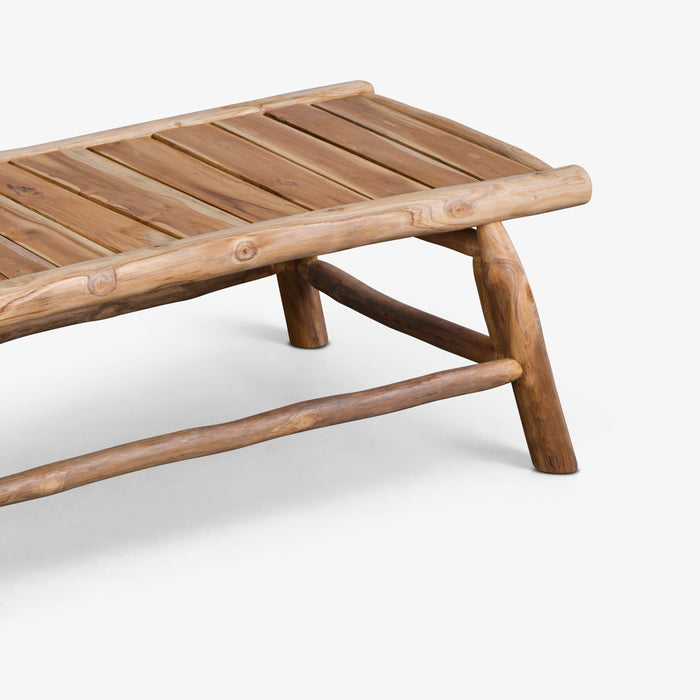 NAOMI | שולחן גן כפרי מעץ טיק