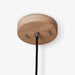 תמונה מזווית מספר 8 של המוצר ANKER | מנורת תליה עם אהיל מעץ בגווני אלון טבעי ואגוז