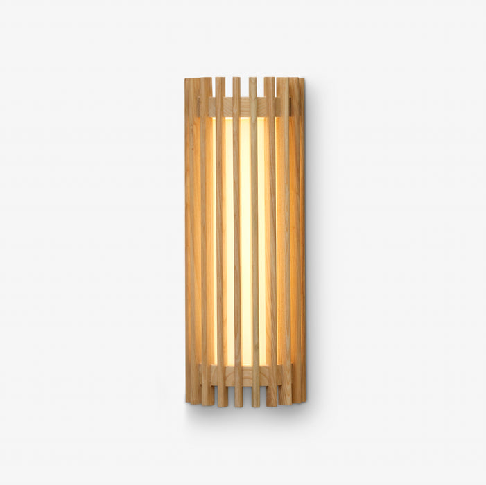 LLAMZO | מנורת קיר עשויה לייסטים מעץ