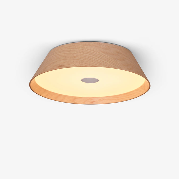 MALTHE | מנורה צמודת תקרה בשילוב עץ