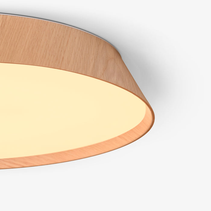 Malthe | מנורה צמודת תקרה בשילוב עץ