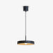תמונה מזווית מספר 1 של המוצר HAZEL | מנורת תליה בגוון שחור בשילוב עץ