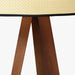 תמונה מזווית מספר 3 של המוצר FIE | מנורת עמידה בסגנון בוהו שיק משולבת עץ וראטן