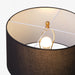 תמונה מזווית מספר 5 של המוצר RANDI | מנורת עמידה עם אהיל בגווני שחור וזהב