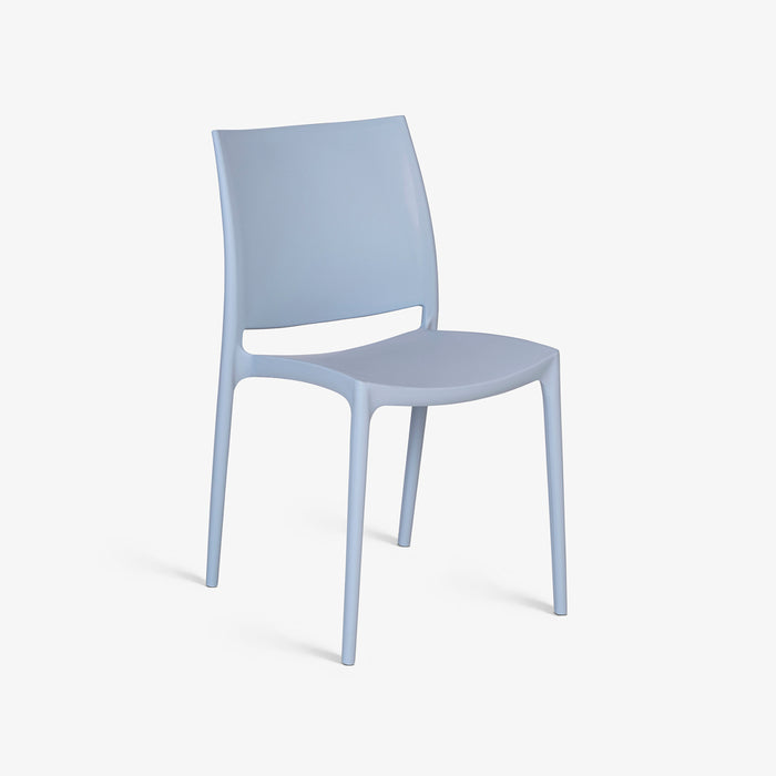 MOJI | כיסא מודרני מפולימר בגוון תכלת