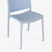 תמונה מזווית מספר 5 של המוצר MOJI | כיסא מודרני מפולימר בגוון תכלת
