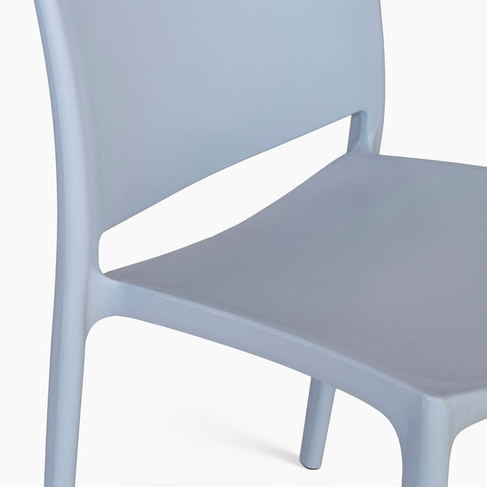 MOJI | כיסא מודרני מפולימר בגוון תכלת