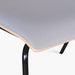 תמונה מזווית מספר 4 של המוצר Kalish | כיסא עם ריפוד אפור בשילוב עץ