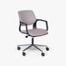 תמונה מזווית מספר 1 של המוצר Aasiya | כיסא משרדי מודרני בגווני אפור ושחור