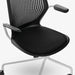 תמונה מזווית מספר 3 של המוצר Lindau | כיסא משרדי מודרני בגווני שחור ולבן