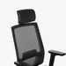 תמונה מזווית מספר 3 של המוצר BASILAN | כיסא מנהלים מודרני בגוון שחור ובשילוב אפור כהה