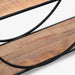 תמונה מזווית מספר 7 של המוצר Kopert | סיפריה מעץ מנגו עם מסגרת מתכת בגוון שחור