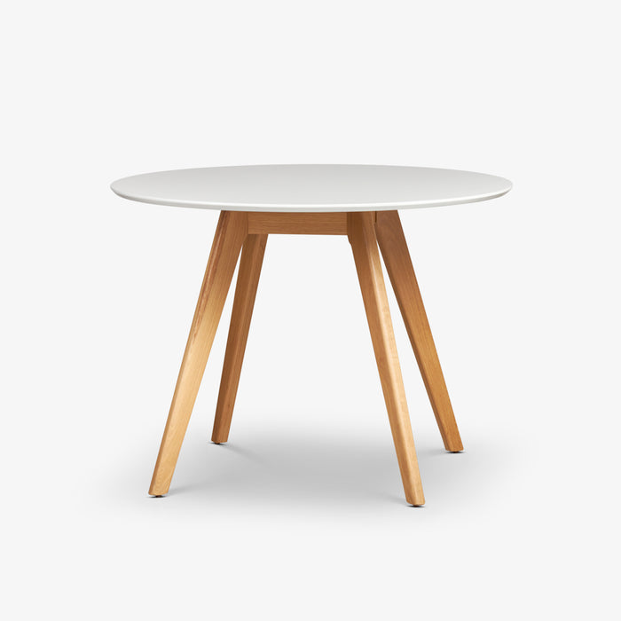 HIGH | שולחן עגול עם רגלי עץ אלון