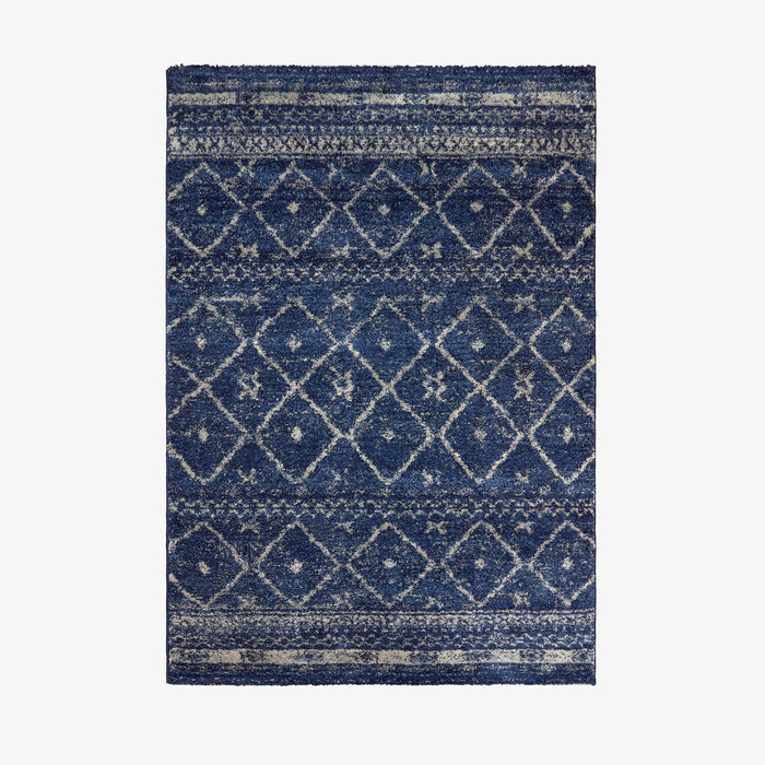 GAVINER | שטיח בגווני כחול ולבן