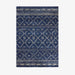 תמונה מזווית מספר 1 של המוצר GAVINER | שטיח בגווני כחול ולבן