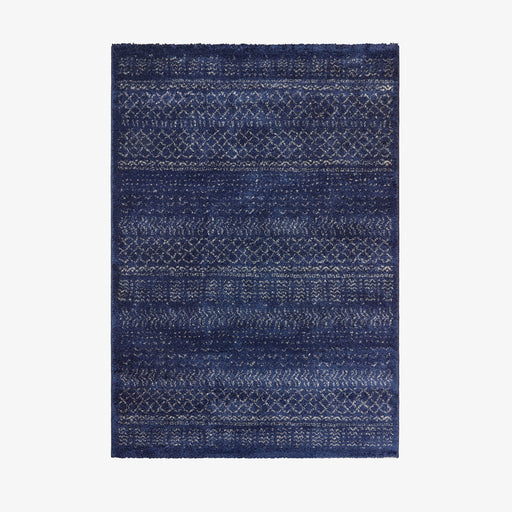 מעבר לעמוד מוצר COJO | שטיח מעוצב בגווני כחול-לבן
