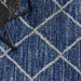 תמונה מזווית מספר 2 של המוצר MERSIDE | שטיח מעוצב עם תיפורי מעויינים