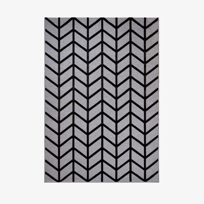 VIKRAM | שטיח בגווני אפור שחור