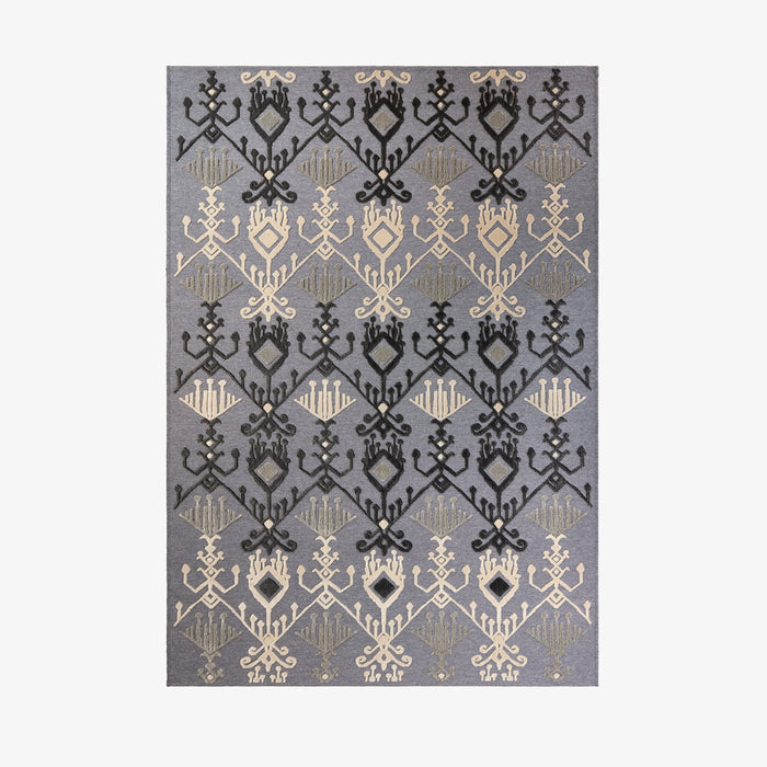 CHARU | שטיח בעיצוב מרהיב בגווני בז', אפור ושחור
