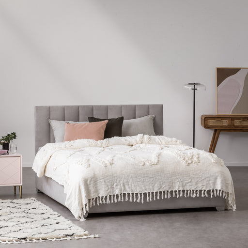 מעבר לעמוד מוצר TEMMA | מיטה מודרנית עם תיפורים דקוראטיביים וארגז מצעים