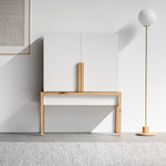 BANKS | שידה מעוצבת בשילוב עץ אלון מלא - KUALA