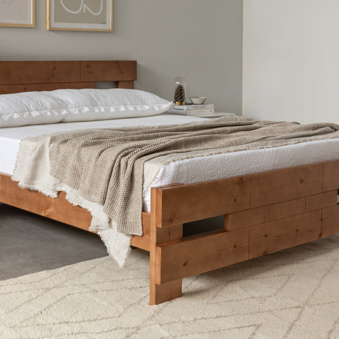 WOODSTOVE | מיטה זוגית מעץ מלא