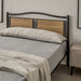 תמונה מזווית מספר 4 של המוצר WINDSOR | מיטה זוגית מברזל בשילוב עץ