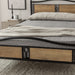 תמונה מזווית מספר 5 של המוצר WINDSOR | מיטה זוגית מברזל בשילוב עץ