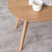 תמונה מזווית מספר 3 של המוצר COLLIN | שולחן אובלי בגוון עץ אלון טבעי