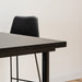 תמונה מזווית מספר 4 של המוצר NISHI | שולחן בר משולב ברזל ועץ בגוון שחור