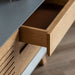 תמונה מזווית מספר 6 של המוצר PRINCE | מזנון עץ תעשייתי עם חריצים מעוצבים
