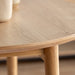 תמונה מזווית מספר 4 של המוצר ROUNDEL | שולחן אוכל עגול מעץ בגוון טבעי