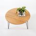 תמונה מזווית מספר 3 של המוצר WOODLEN | סט שולחנות עץ עגולים לסלון