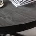 תמונה מזווית מספר 7 של המוצר CONTE | שולחן אוכל מעץ בטקסטורת שיש בגוון אפור