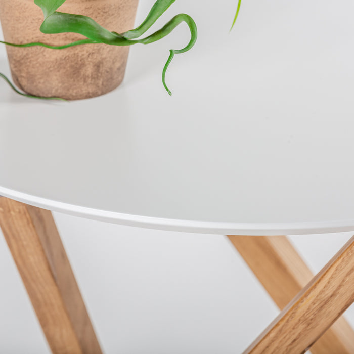 HERMES | שולחן צד מעץ מלא