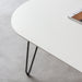תמונה מזווית מספר 4 של המוצר BLAZE | שולחן אובאלי לסלון בגוון לבן