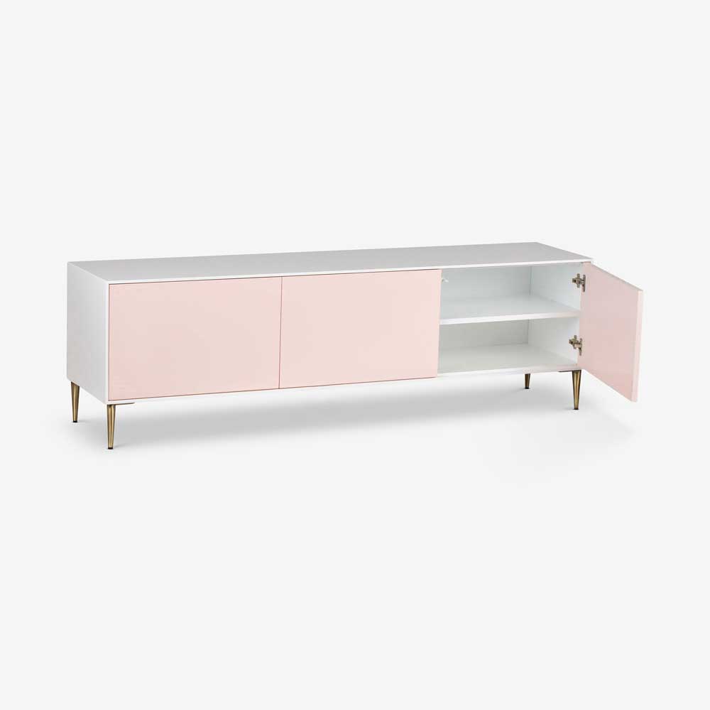 KENNIG SIDEBOARD | מזנון לסלון מעץ בגוון ורוד