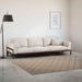תמונה מזווית מספר 2 של המוצר CHE | ספה תלת-מושבית מודרנית לסלון עם מסגרת עץ מלא